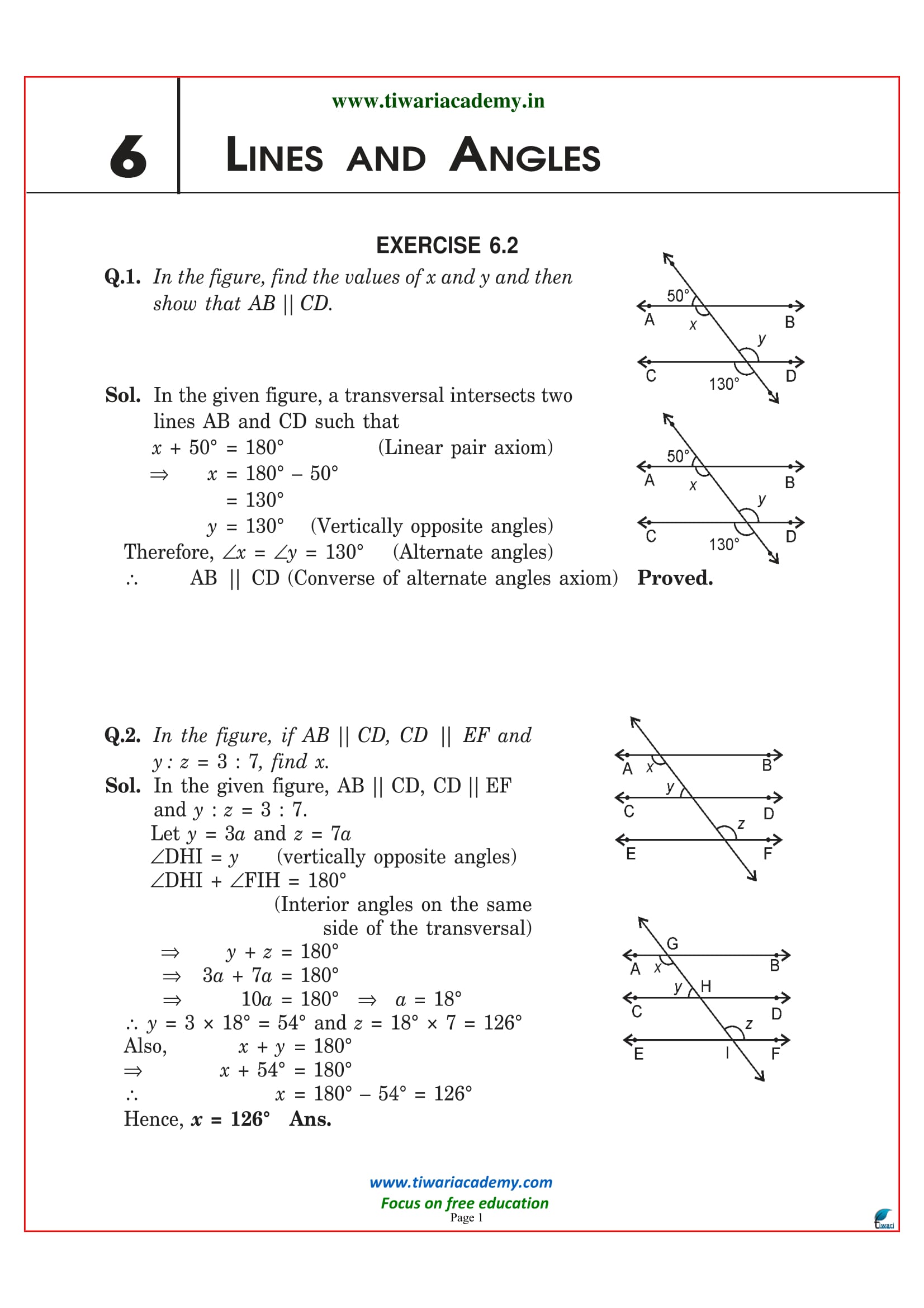 Free Ncert Solutions For Class 9 Maths Chapter 6 In Pdf Download 