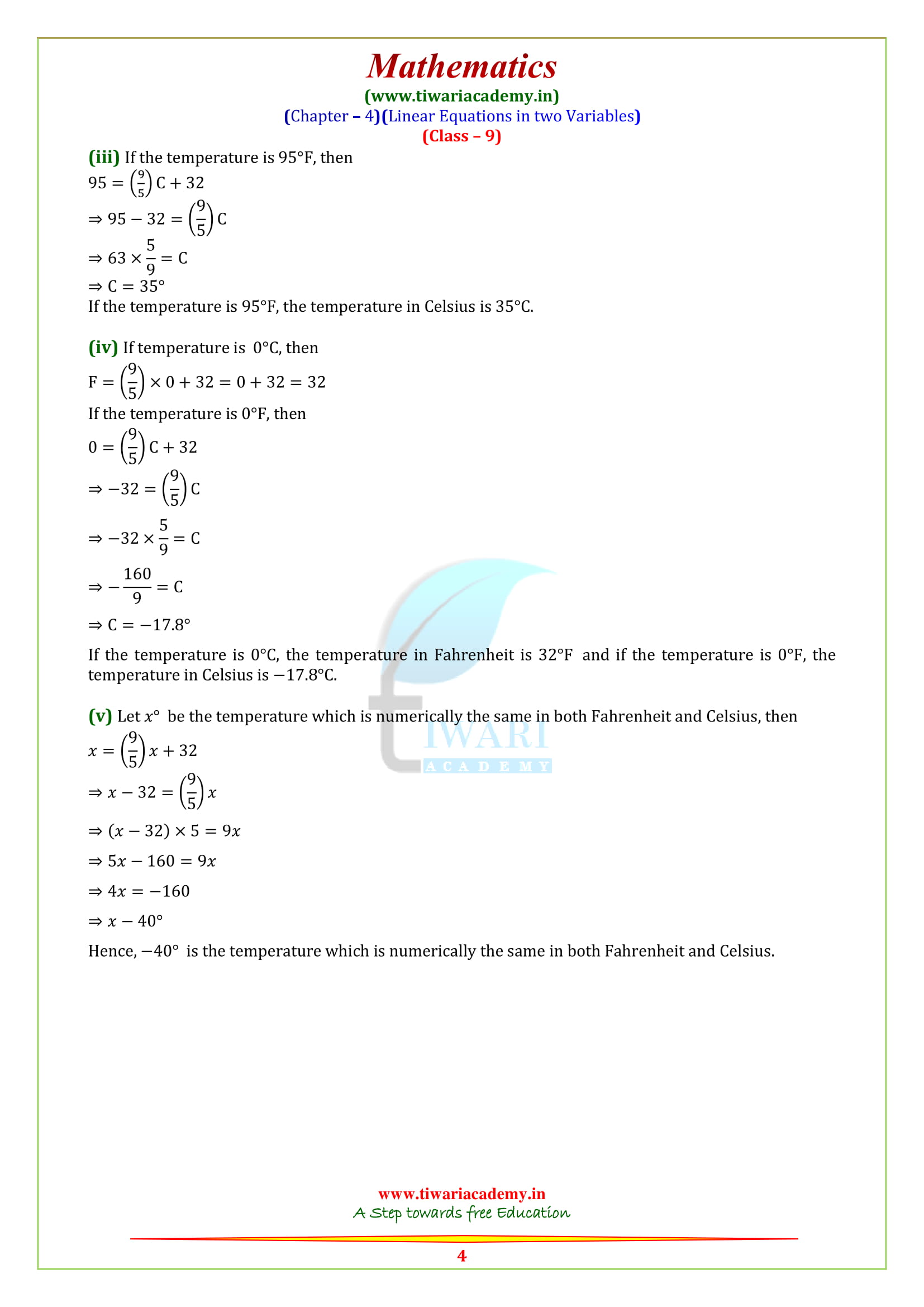 NCERT Solutions for class 9 Maths Chapter 4 Exercise 4.3 updated for 2020 – 2021 new syllabus
