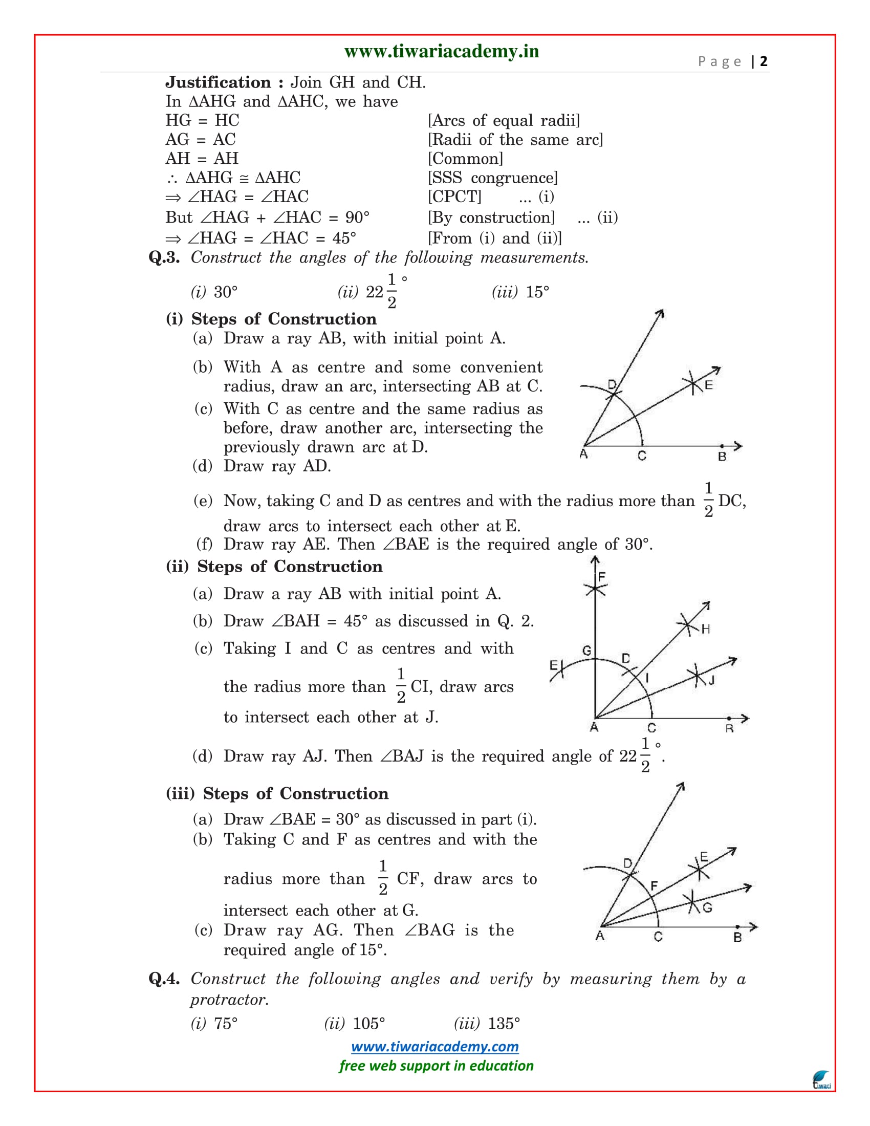 9 maths exercise 11.1