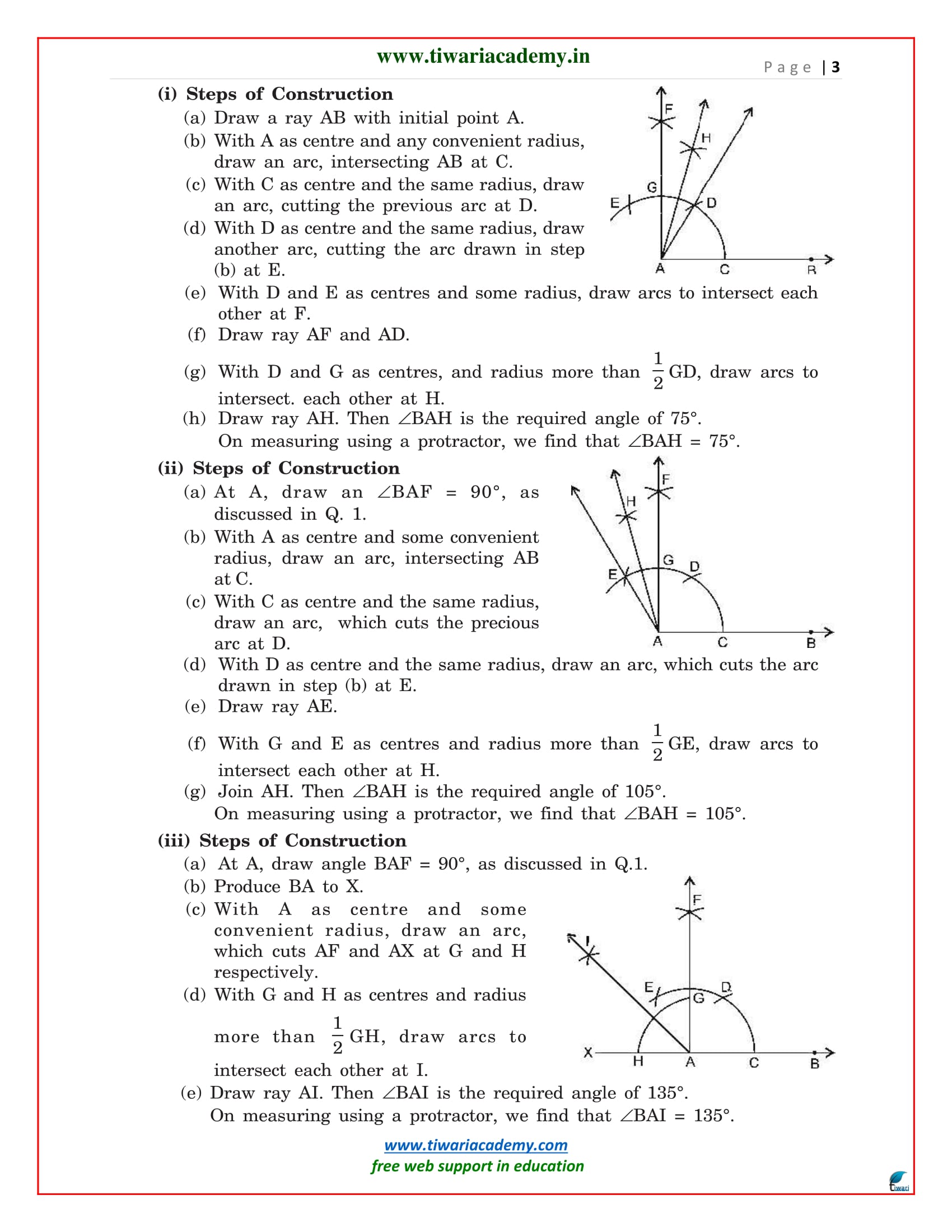 exercise 11.1 maths class 9 solutions