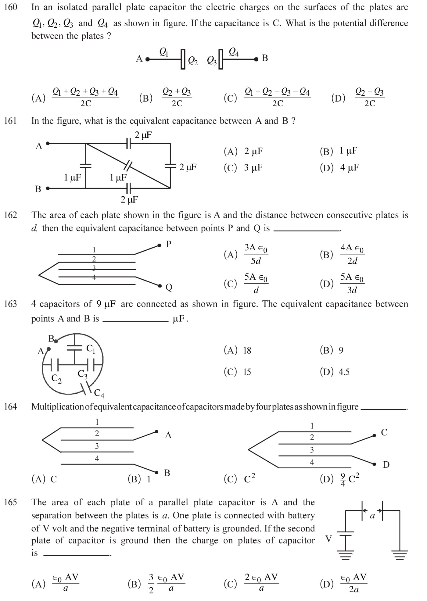 12 Physics Chapter 2 Electrostatic potential NEET & JEE Questions-9