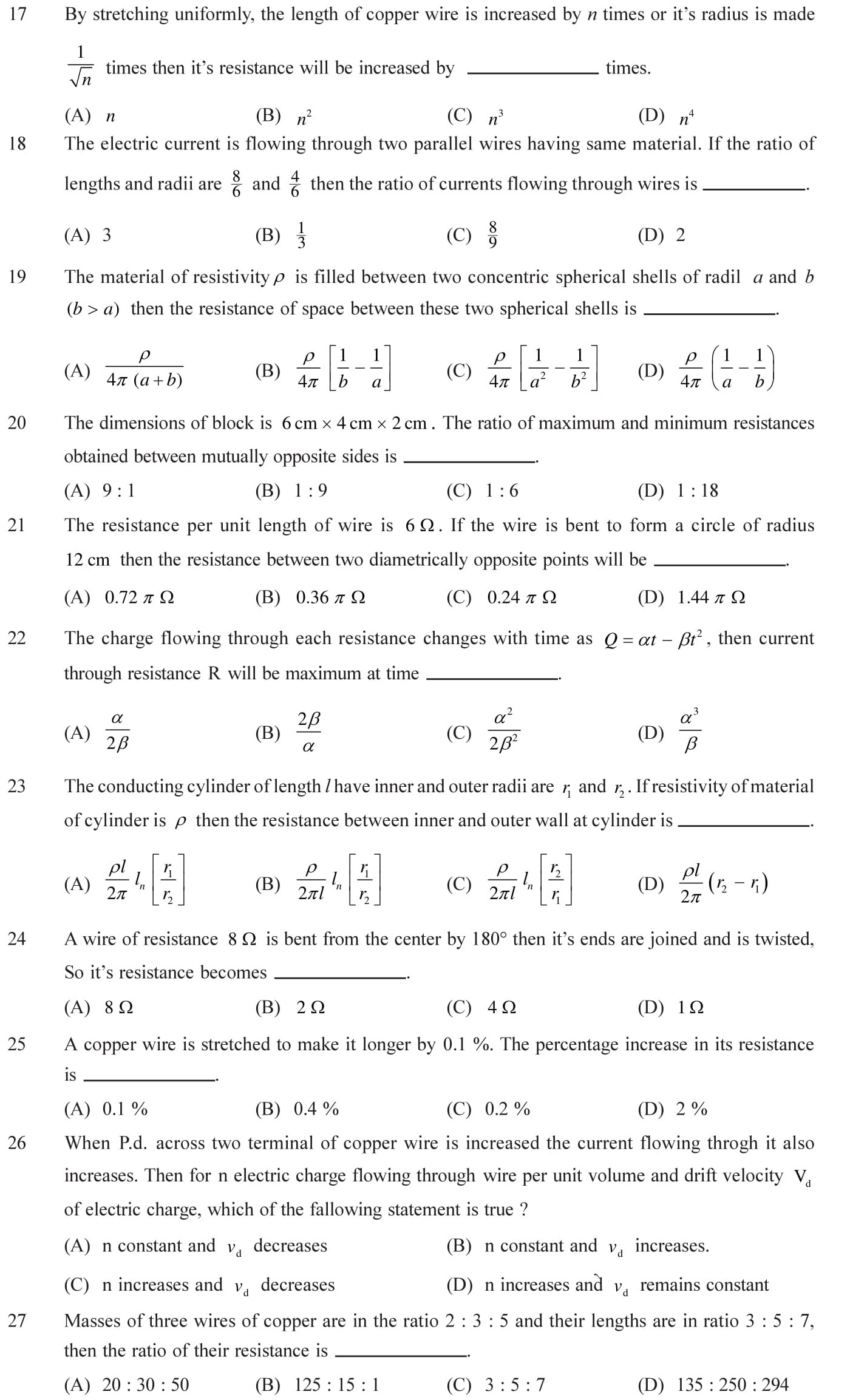 NEET-JEE-IIT-Questions-Current-Electricity-Topic-4